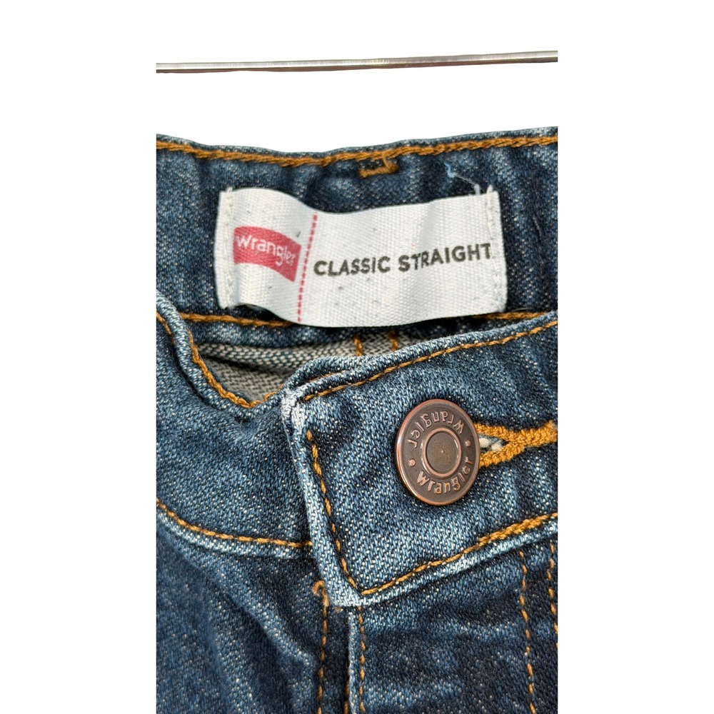 Wrangler Kids Classic Straight Leg Jeans Blue Denim Size 10 Regular 105WNBWDT - Picture 5 of 5